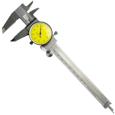 Messschieber mit Uhr, Edelstahl, 0–150 mm, 200 mm, 0–300 mm, 0,02 mm, 0,01 mm (171 142 0)