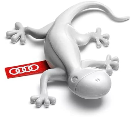 Audi 85H087009D Duftgecko frisch Lufterfrischer Gecko Duftspender, hellgrau