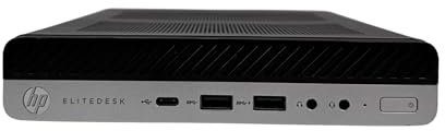 HP EliteDesk 800 G5 Mini Desktop PC, Intel Core i5-9500T 6-Core, 16GB DDR4 RAM, 512GB NVMe SSD, Black, Windows 11 Pro, Wi-Fi 802.11ac, Bluetooth 5.0, Renewed (Renewed)