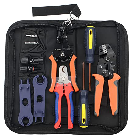 IWISS SN-2546B Solar PV Cable Crimping Tool for MC4 Connectors 2.5/4/6mm ²AWG: 14-10 (SN-2546B Kit)
