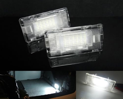 RZG 2x Innenraum Motorhaube Heckklappe Kofferraum Licht Weiß für E82 E36 E46 E90 E92 F30 E39 E60 F10 E63 E65 E53 E70 X5