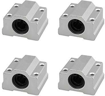 Jopto 4 Stück SCS8UU Linear Motion Kugellager CNC Gleiteinheit Buchsen Block Linear Roller für 3D-Drucker