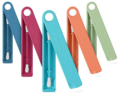 LastSwab® Bastoncillos Oídos de LastObject - Bastoncillos Ecológicos Q-Tip - Diseñado en Dinamarca - Bastoncillo de Silicona Limpiador Oídos - Zero Waste (Turquoise)