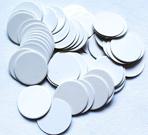 CaPiSo 50 Stück Pappkreise Rund Durchmesser 2,8 cm Kreis Pappkarton zum Basteln