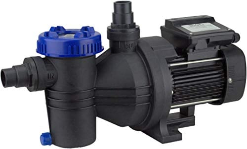 Steinbach Filterpumpe WP 7000, selbstsaugend, 230 V/400 Watt, Q= 160 l/min, max. Pumphöhe 9 m, 041063, Schwarz
