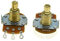 Pack of 2 Full Size Alpha Guitar Bass Pots Potentiometer with 19.5mm Brass Shaft Guitar Linear Pot B500K