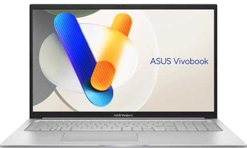 ASUS VivoBook 17 X1704VA-AU196W Intel Core i7-1355U Laptop 17.3 Full HD 16GB DDR4-SDRAM 1TB SSD Wi-Fi 6 802.11ax Windows 11 Home - Silver - X1704VA-AU196W