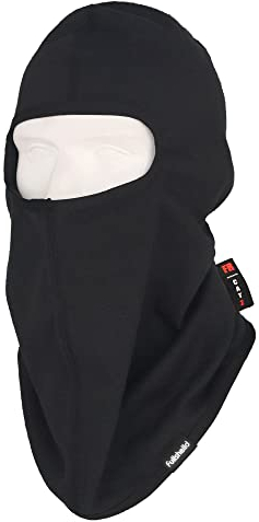 Fullsheild FR Flammenbeständige Sturmhaube, Gesichtsmaske, NFPA2112, CAT2, Abdeckhaube für Schweißen, Jagd, Armee, Militär, Einheitsgröße, Schwarz, Einheitsgröße