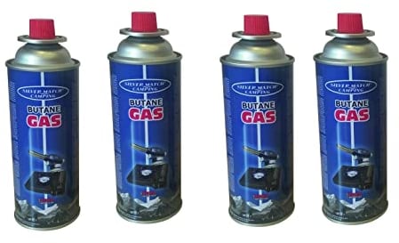 Polyflame Lot de 4 Cartouches Recharge gaz 220g MSF-1a ECHARGE GAZ pour RECHAUDS & CHALUMEAUX