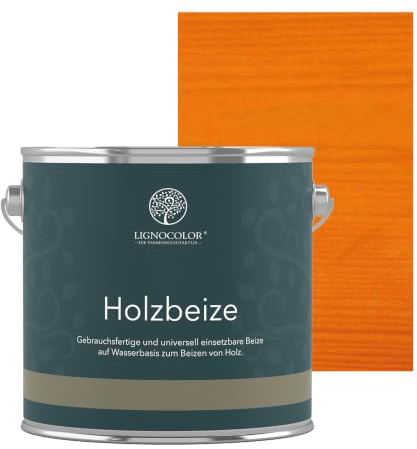 Lignocolor Holzbeize (2,5 L, Kirschbaum hell) umweltfreundliche Beize auf Wasserbasis für Holz
