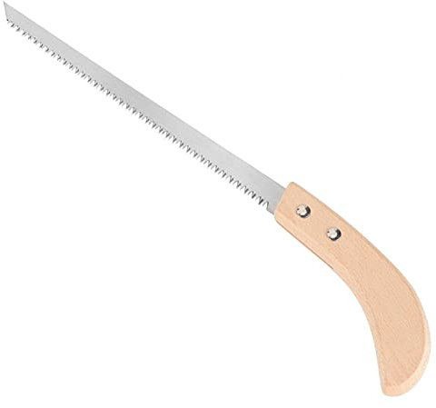 Atyhao 325mm Hand Saw Tool, Small Tooth Saw Garden Tools with Narrow Blade Design for Trimming Tree Branches and Clearing Forest Trails