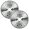 (Pack Of 2) 216mm x 30mm Bore x 80T TCT Circular Wood Saw Blade Fits Festool Bosch Makita Dewalt Circular Saws Etc. Comes with 25mm 20mm & 16mm Reduction Rings. Circular Saw Blades