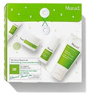 Murad The Derm Report on: Minimizing Lines and Wrinkles | Christmas Gift | Reducing Wrinkles Set | Skincare Set | Worth £75