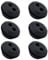 Fuel Tank Rubber Grommets, 2-Hole Gas Strimmer Petrol Tank Grommet, Universal Fuel Pipe Grommet Tube Seal Kit for Brush Cutter Trimmer Lawn Mower Parts-6 PCS