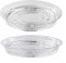 Lot de 10 soucoupes transparentes pour pot de fleurs d'intérieur ou d'extérieur