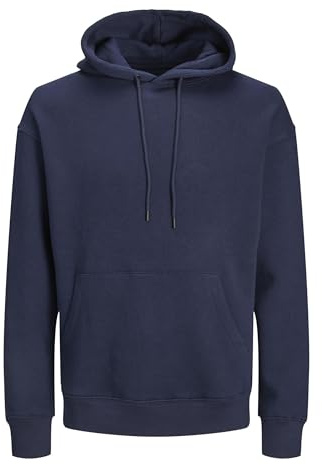 Jack & Jones Male Kapuzenpullover Plus Size Einfarbig Kapuzenpullover