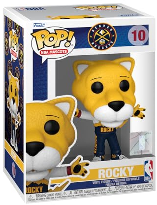 Funko Pop! NBA: Mascots - Denver - Rocky The Mountain Lion - NBA Mascots - Vinyl-Sammelfigur - Geschenkidee - Offizielle Handelswaren - Spielzeug Für Kinder und Erwachsene - Sports Fans