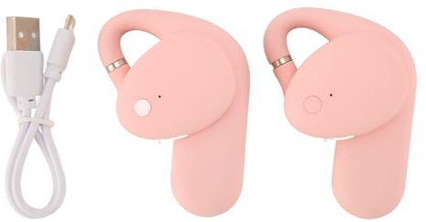 GLOGLOW Elektrisch Beheizter Ohrenwärmer, USB, Elektrisch Beheizter Ohrenwärmer mit 3-stufiger Temperaturregelung, Verstellbarer Winkel, Ohrenschützer, Schnell Erhitzende Ohrenwärmer für