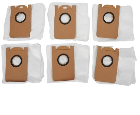 WIIYENA Lot de 6 sacs à poussière de rechange pour aspirateur robot imou L11 Pro, sacs à poussière de grande capacité