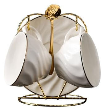 XXAD553TY Tazza e Piattino in Porcellana Tazze da caffè in Ceramica Inglese Leggera di Lusso for la casa, tè pomeridiano, Tazze da tè, Tazze e piattini Boutique Tazza piattino