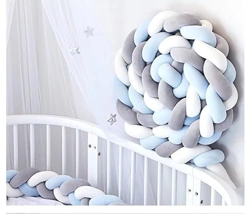 COITROZR Bettschlange Geflochten, Seitenschläferkissen, Knotenkissen Geflochten, Stillkissen Bettrolle Zierkissen Bettumrandung, Deko Kissen Für Schlafzimmer Wohnzimmer