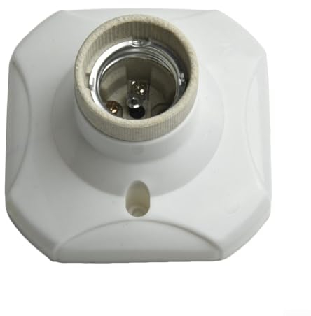 Hochtemperaturbeständige E27-Keramik-Lampenfassung für Schotte und geschlossene Räume