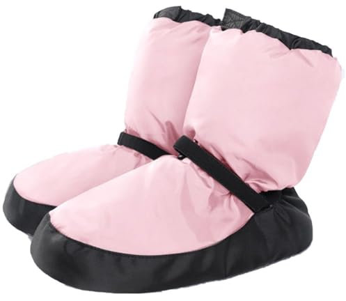 Keuyeo Stivale Balletto, per Adulti Stivaletti Riscaldamento per Danza Stivali Ballo Stivali Balletto Caldi Scarpe Ballo Stivali Invernali Scarpe Allenamento per