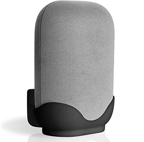 honecumi [1 Pack] Wandhalterung für Google Nest Audio, Google Nest Lautsprecherhalterung, Desktop-Ständer, Wandhalterung für Google Nest Voice Assistant, elegantes Schwarz