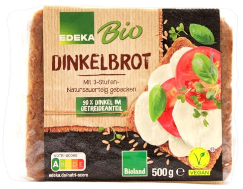 Edeka Bio Dinkelbrot, 12er Pack (12 x 500g)