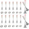 100 Pieza 42 mm Clavos Roscados para Hormigon, Clavos Roscados para Pistola de Clavos con Tuerca M8, Diámetro 7,3mm Clavadora Hormigon, para Fixing Conductos de Cable para Techo y Wall de Hormigón