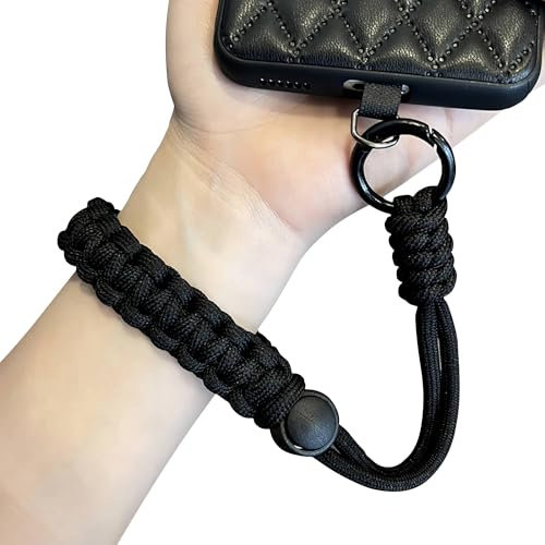 Lammcou Cuerda para Movil Ajustable, Cordon Colgar para Teléfono 24cm Universal, Cinta Portátil con Parche Ultrafino - Soporte para Cámara, Viajes y Exteriores, Phone Wrist Strap