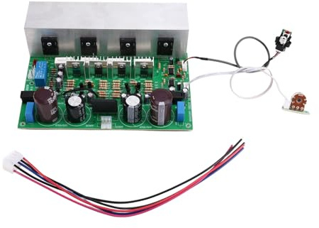 Frewurwer 500W A1943/C5200 Thickened Aluminum Mono High Power Subwoofer Amplifier (Capacitorsx4) + Free Wiring