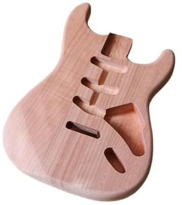 ST Mahagoni unvollendeter E-Gitarren-Korpus, ST-Gitarrenteil selbst gestalten