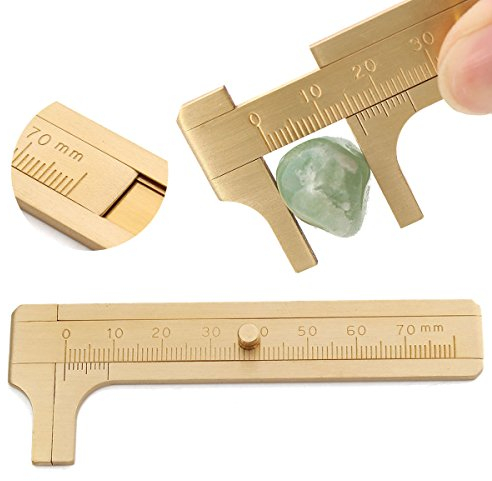 TuToy 70mm Mini Messing Schiebelehre Vernier Perlen Draht Schmuck Messing Taschen Bremssattel