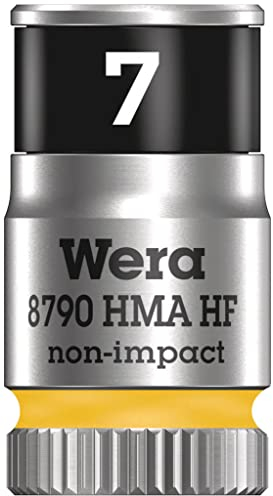 8790 HMA HF Zyklop socket with 1/4' drive with holding function, 7,0 mm