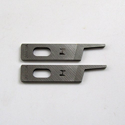 ckpsms KUNPENG - Couteau supérieur pour Machines à tronçonner Overlock Industrial Pegasus # 201121A Pointe en carbure (2 pièce)