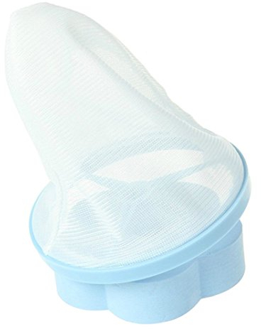 1 Stück wiederverwendbar Waschmaschine Haarentfernung Ball Durchlässiger Filter Mesh Wäschesack Waschmaschine Flusensieb Staubbeutel Net Fusseln Haarsieb Mesh Tasche Filter Wäschesack, blau, M