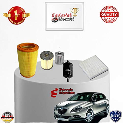KIT TAGLIANDO 4 FILTRI DELTA III 1.4 T-JET GPL 88KW 120CV DAL 2009 ->