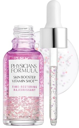 Physicians Formula Skin Booster Vitaminshot, Verjüngendes, Hautverbesserndes Vitamin-Serum zur Reduzierung von Hautermüdung und Fältchen, Für mehr Elastizität und einen Jugendlichen Teint