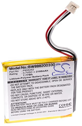 vhbw Battery compatible with Harman Kardon Esquire Mini Loudspeaker (2100 mAh, 3.7 V, Li-polymer)
