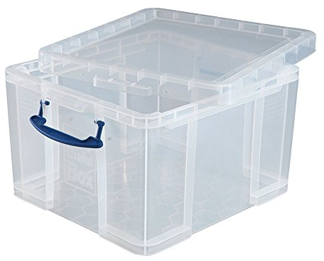 3XStorage Box 42 Litre Clear