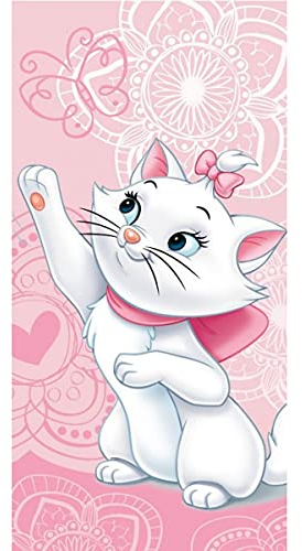 Jerry Fabrics Aristocats Marie Strandtuch Badetuch 70cm x 140cm