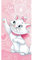 Jerry Fabrics Aristocats Marie Strandtuch Badetuch 70cm x 140cm