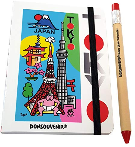 TOKYO JAPAN NOTIZBUCH MIT KUGELSCHREIBER DONSOUVENIR