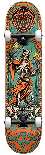 Darkstar Skateboard, komplett, Achse, 8,0 x 31,6 cm, Orange