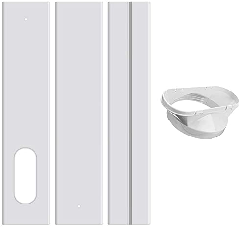 Danfer Fensterabdichtung Kit, Fensterabdichtung Für Mobile Klimageräte, Abluftschlauch Adapter Fenster Für Alle Tragbaren Klimaanlagen Mit Einem Luftauslass Von 15 cm Durchmesser Wondeful