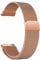 LYYLTX Metal Magnetic Watch Band Mesh Woven Quick Release Strap Adjustable Stainless Steel Replacement Straps for Women Men 14mm 16mm18mm 20mm 22mm 24mm (16mm,Rose Gold)