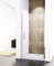 Aica Sanitär Duschtür 90x180cm Nischentür Duschabtrennung Glas Dusche