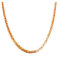 Königskette 18kt Rose Gold Doublé 4mm Länge 90cm, Halskette Herren-Kette Goldkette Damen Geschenk Schmuck ab Fabrik Italien Tendenze-Italy