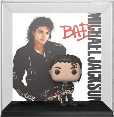 Funko Pop! Albums: Michael Jackson - Bad - Vinyl-Sammelfigur - Geschenkidee - Offizielle Handelswaren - Spielzeug Für Kinder und Erwachsene - Modellfigur Für Sammler und Display